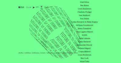 Future in Debris, visual identity for an exhibition