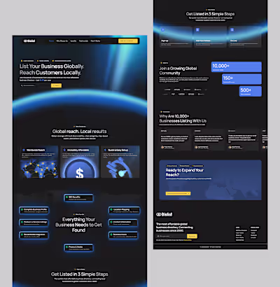 Do you also like futuristic websites with gradient light too?