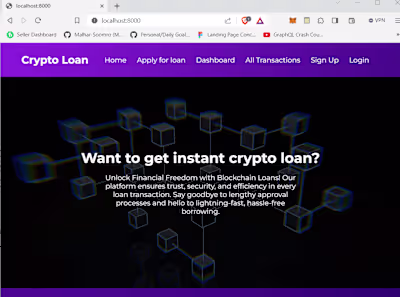Blockchain-Based Loan Web Application
