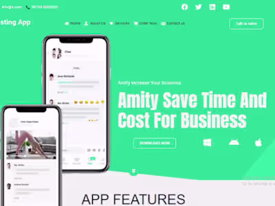 High-Converting Landing Page for a Mobile App Download Campaign 