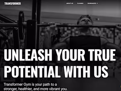 Transformer - Webflow HTML website template