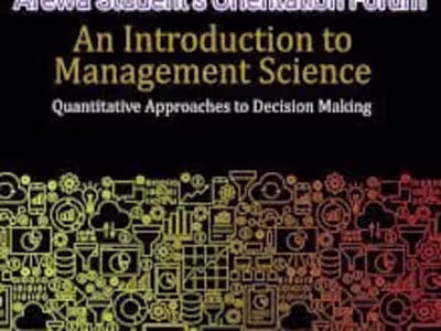 An introduction to Management Sciences 