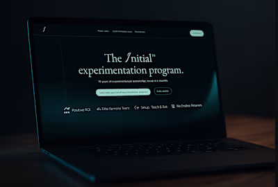 Framer Landing Page Development for Initial AI
