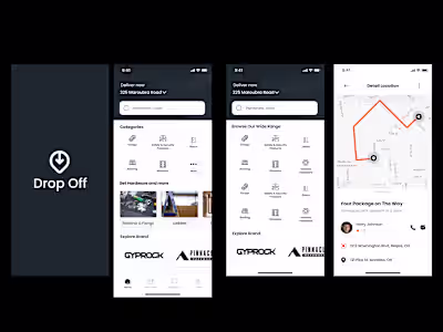 Drop Off - a delivery service for tools and hardware