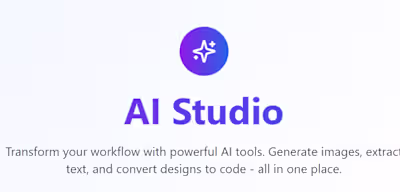 AI STUDIO