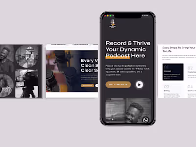 Podcast Villa – Web Design