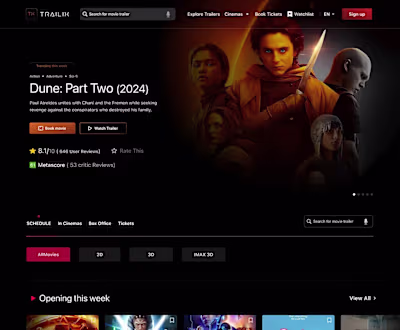 Trailix Website is deigned to help users to easily discover ...