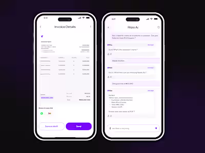 I designed Riize, a business management app that helps small...