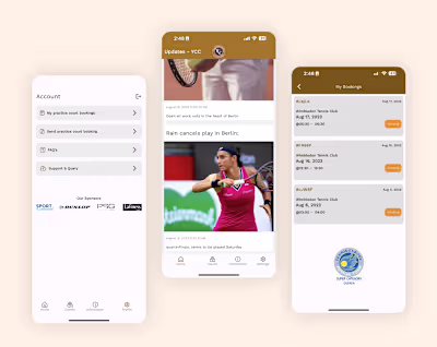 Flutter Mobile App for Junior Tennis Europe Championship (KDJTC)