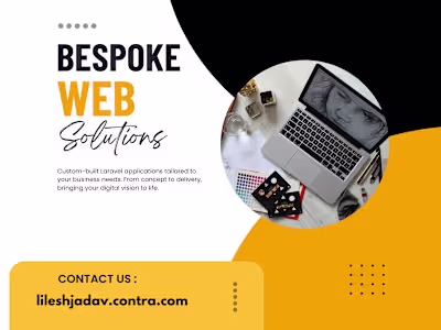 Developed Custom Web Application with Laravel