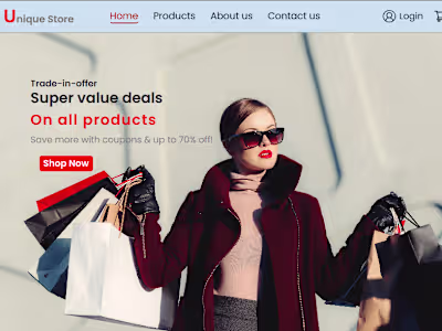 E-commerce website