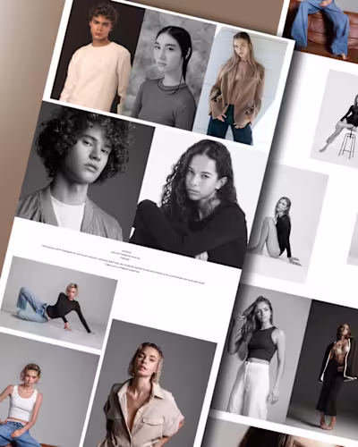 Elite Model Portfolio Design and Development