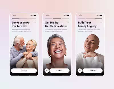 Currently designing the onboarding experience for EON, an AI...