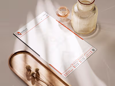 Letterhead Design for Buhayra Al Saraya – DEVELON (Libya)