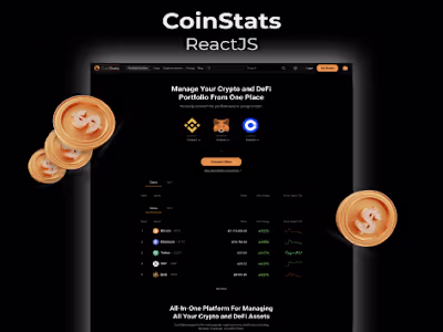 CoinStats Crypto project ReactJS