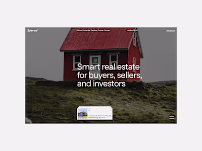 Solenne Real Estate Website 