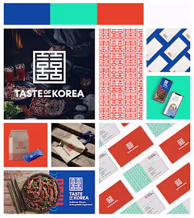 Taste of Korea - Brand Identity on Behance
