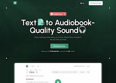 Redesign of a AI SAAS - Landing Page