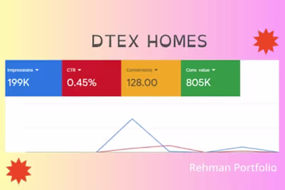 Dtex Homes Marketing Project 