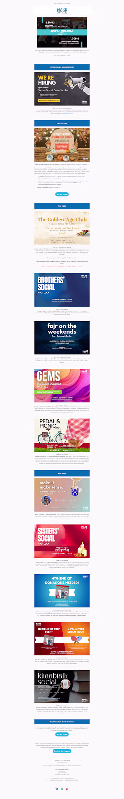 MakeSpace Email Template Revamp (Project Showcase) I redesig...