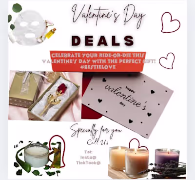 Valentine sales advert