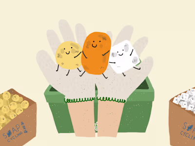 Soap Cycling | Illustration