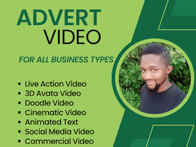 Eye-catching 3D avatar character animation business Ad Video