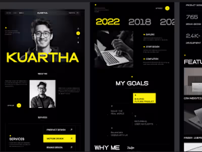 Kuartha Framer Portfolio Template