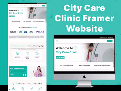 City Care Clinic | Framer Website