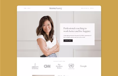 Treena Huang | Branding + Kajabi Website Design