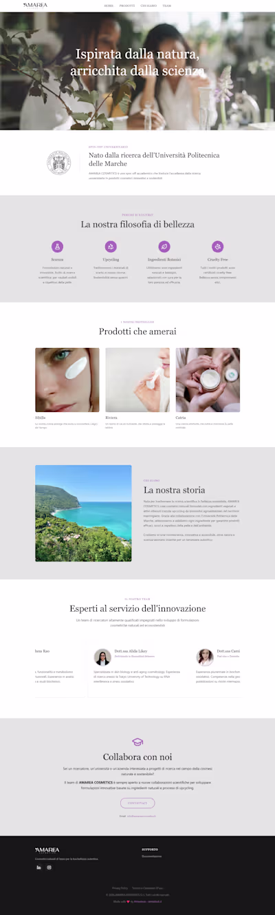 I developed the showcase website