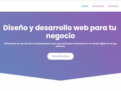 Julio Maine Desarrollo Web