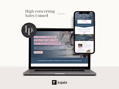 Sales and Webinar Funnel Development for Equestrian Coach