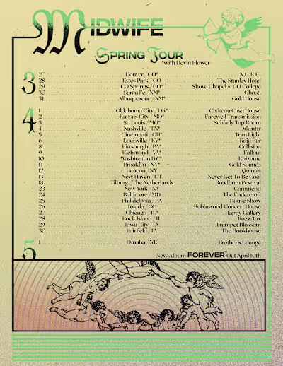 Midwife Spring Tour – Poster Design
