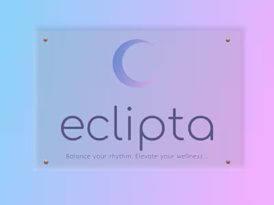 Eclipta — minimalist wellness branding with a lunar twist. C...