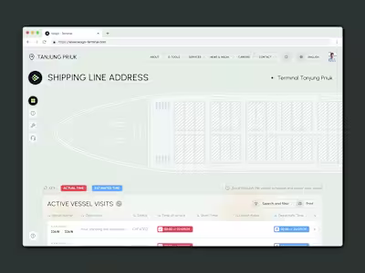 Vesgo Terminal - Cargo Tracker Dashboard