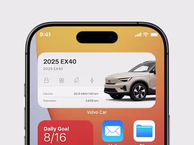 Volvo Car Concept Widget