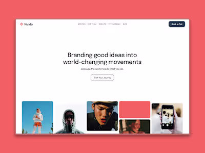 Vivido — Impact-Driven Agency Framer Website
