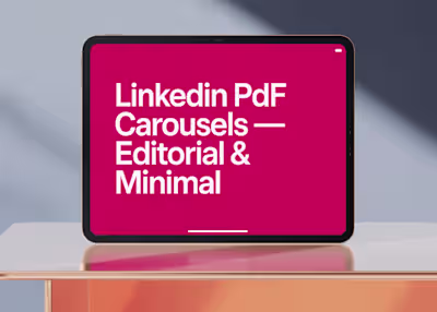 Pdf Carousels