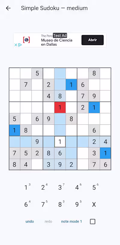Simple Sudoku App