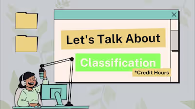 Let's talk about Credit Hours ! - YouTube