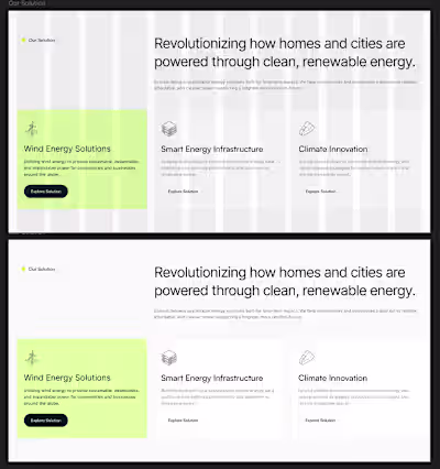 Exploring the service section layout. What do you think?