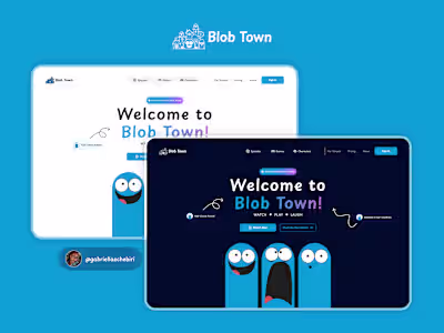 I designed this playful hero