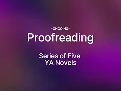 Proofreading Perfection: Ongoing Project