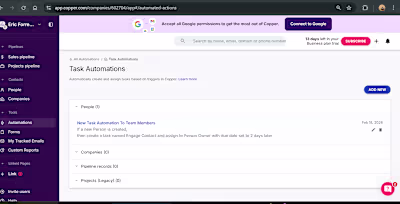 Copper CRM | Deals setup