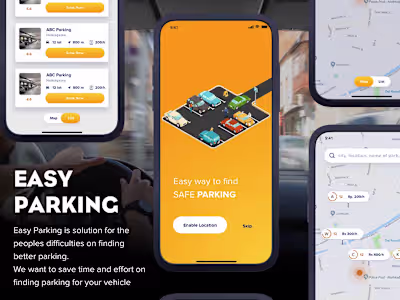 Easy Parking Mobile Application