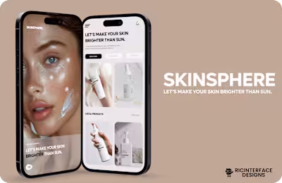 E commerce skin care| Mobile app | UI UX