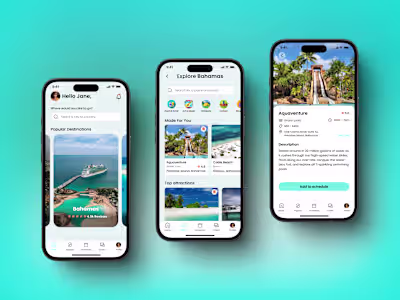 Travel Mingle Mobile App Design