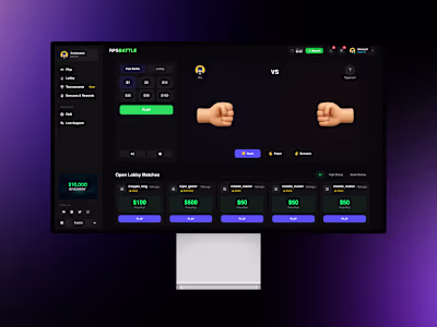 RPS Battle — Web3 Gaming Project