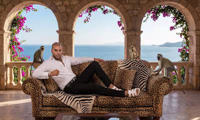 This Photoshop artwork by George Antoni presents a bold, cin...